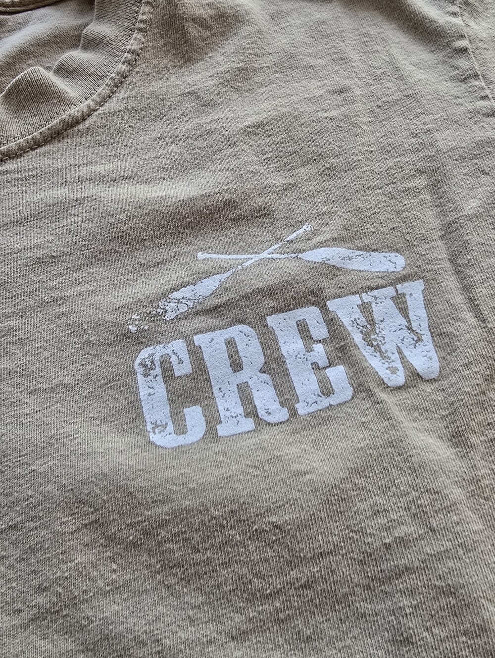 Trader Joe's Crew Oars Shirt - Tan Unisex Size S - Picture 3 of 4